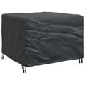 vidaXL Obal na nábytok Jednofarebný Čierna 113 x 113 x 73 cm 600D