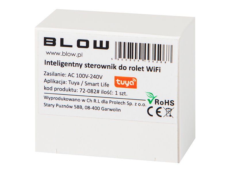 Smart diaľkové ovládanie roliet BLOW 72-082, WiFi TUYA Smart dálkové ovládanie rolet BLOW 72-082, WiFi TUYA