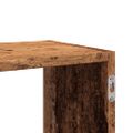 vidaXL Nástenná polica staré drevo 100x25x50 cm kompozitné drevo