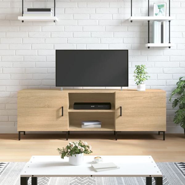 vidaXL TV skrinka dub sonoma 150x30x50 cm kompozitné drevo