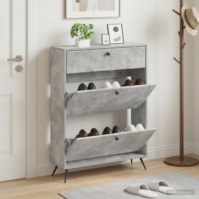 vidaXL Skriňa na topánky BREDA 78 x 24 x 103 cm Kompozitné drevo