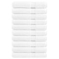 vidaXL Prémiové uteráky SOLUND 10 ks biele 100x200 cm 600 g/m2