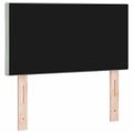 vidaXL LED hlavová doska Svetlosivá 80 cm Zamat