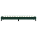 vidaXL Rám postele bez matraca Tmavo zelená 80x210 cm Zamat