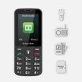 Kruger&Matz Simple 924 GSM mobilný tlačidlový telefón pre seniorov