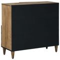 vidaXL Servírovacia skriňa Hnedá 80 x 33,5 x 75 cm Masívne mango drevo
