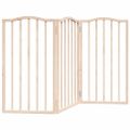 vidaXL Brána pre psa skladacia 3 panely 150 cm topoľové drevo