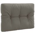 vidaXL Vankúš na paletu VIANEN 100% polyester Sivá 70 x 40 x 12 cm