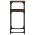 vidaXL Konzolový stolík hnedý dub 75x35,5x75 cm kompozitné drevo