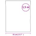 vidaXL Zrkadlové fólie 2 ks, samolepiace 45x150 cm, PET