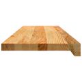 vidaXL Schodiskové stupne 4 ks svetlohnedá 80x30x2 cm dubový masív