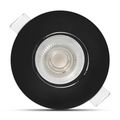 Modee LED okrúhle svietidlo 4,9W 480lm D90xH22mm, neutrálna biela, čierna (ML-DL4000K4,9W-BN)