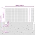 vidaXL Zvarené pletivo s podperami 50 x 0,6 m PVC potiahnutá oceľ
