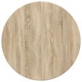 vidaXL Vrchná doska Ø 70 x 1,5 cm Okrúhly Kompozitné drevo Dub sonoma