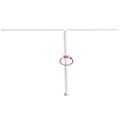 vidaXL Súprava markízových stĺpikov biela 450x245 cm železo
