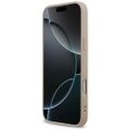 Guess 4G púzdro s potlačou pruhov MagSafe pre iPhone 17 Pro Max ružová