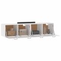 vidaXL Nástenné skrinky 2 ks biele 60x36,5x35 cm spracované drevo