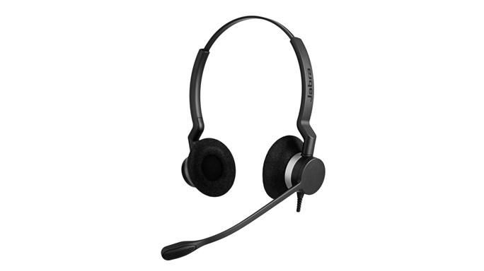 Jabra BIZ 2300/Stereo/QD/Drôt/Čierna