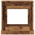 vidaXL Obloženie krbu staré drevo 90x30x90 cm kompozitné drevo