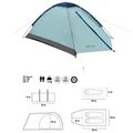 Turistický stan NILS Camp NC6033 Nightfall zelený