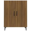 vidaXL Komoda hnedý dub 70x34x90 cm spracované drevo