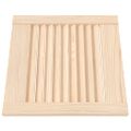 vidaXL Lamelové dvierka na skrinku 2 ks 39,5x39,4 cm, borovicový masív