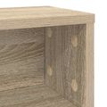 vidaXL Roh na skladovanie CD 4 ks Dub sonoma 40 x 17 x 17 cm
