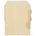 vidaXL Hniezdo pre sliepky 3 priehradky 96x40x45 cm borovicové drevo