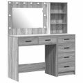 vidaXL Toaletný stolík 2 ks Svetlosivá 78.5 x 41 x 135 cm