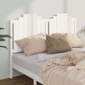 vidaXL Čelo postele biele 156x4x110 cm masívna borovica