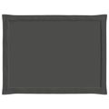 vidaXL Vankúše na sedenie 2 ks Polyester Antracitová 47 x 36 x 2 cm