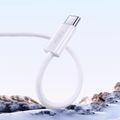 T-phox kábel CC15 séria usb-c/usb-c 60W 3A 2M biela