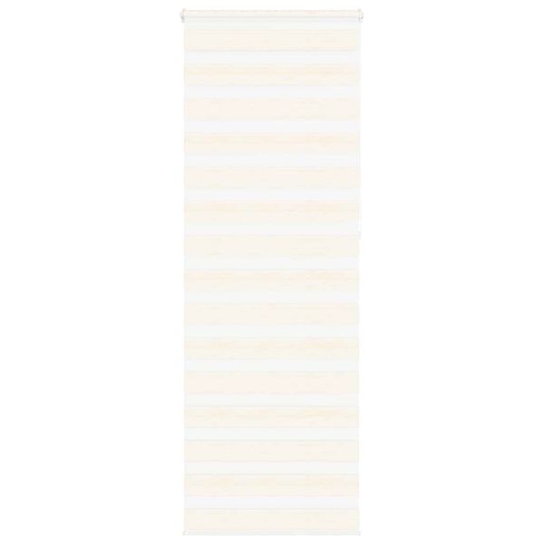 vidaXL Zebra roleta mramorová béžová 75x230 cm šírka látky 70,9 cm polyester
