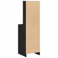 vidaXL Highboard Čierny dub 41 x 40 x 135 cm Kompozitné drevo