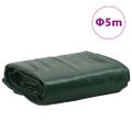 vidaXL Celta zelená Ø 5 m 650 g/m²