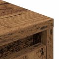 vidaXL skriňa so zásuvkou Old Wood 55,5x34x119,5 cm Engineered Wood