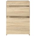 vidaXL Skriňa pod umývadlo do kúpeľne Dub sonoma 56 x 37,5 x 81 cm