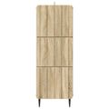 vidaXL Zásuvkový kabinet 33 x 34,5 x 92 cm Kompozitné drevo Dub sonoma
