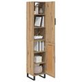 vidaXL Highboard Remeselný dub 34,5 x 34 x 180 cm Kompozitné drevo