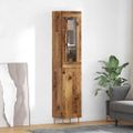 vidaXL Highboard 2 ks Staré drevo 34,5 x 34 x 180 cm Kompozitné drevo