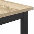 vidaXL stôl Sonoma dub 100 x 50 x 90,5 cm Inžinierske drevo a oceľ