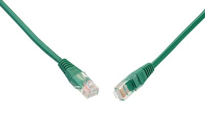 Patch kábel CAT5E UTP PVC 2 m zelený non-snag-proof C5E-155GR-2MB