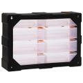 vidaXL Organizér s 8 veľkými zásuvkami 52x16x37 cm