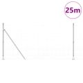vidaXL Zvarené drôtené pletivo s betónovým základom 25 x 1,2 m