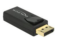 Video adaptér - DisplayPort s pinmi (male) do HDMI so zdierkami (female) - čierna - podporuje 4K