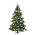 vidaXL Umelý Sklápací Vianočný Stromček Zelená 180 cm PVC a oceľ
