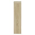 vidaXL Kryt na radiátor dub sonoma 205x21,5x83,5 cm kompozitné drevo