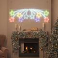 vidaXL Vianočná Hviezda 432 LED Viacfarebný 182 x 58 cm PVC