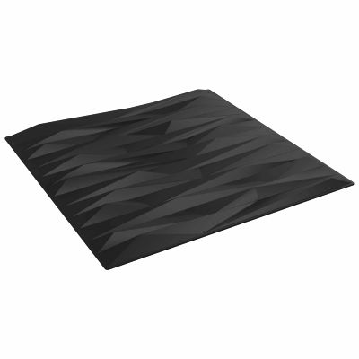 vidaXL Nástenné panely 48 pcs Čierny Kameň 50 x 50 cm XPS Pena