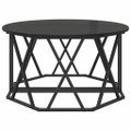 vidaXL Konferenčný stolík Čierny dub 80 x 80 x 42 cm